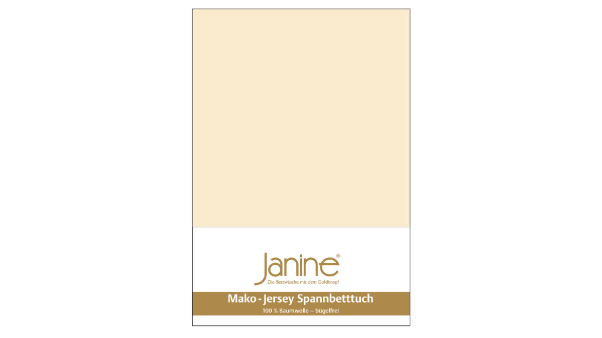 Spannbettlaken Janine® aus Stoff in Offwhite Janine® Spannbettlaken Leinen - ca. 150 x 200 cm