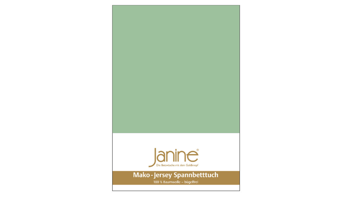 Spannbettlaken Janine® aus Stoff in Schilf Janine® Spannbettlaken Lind - ca. 200 x 200 cm