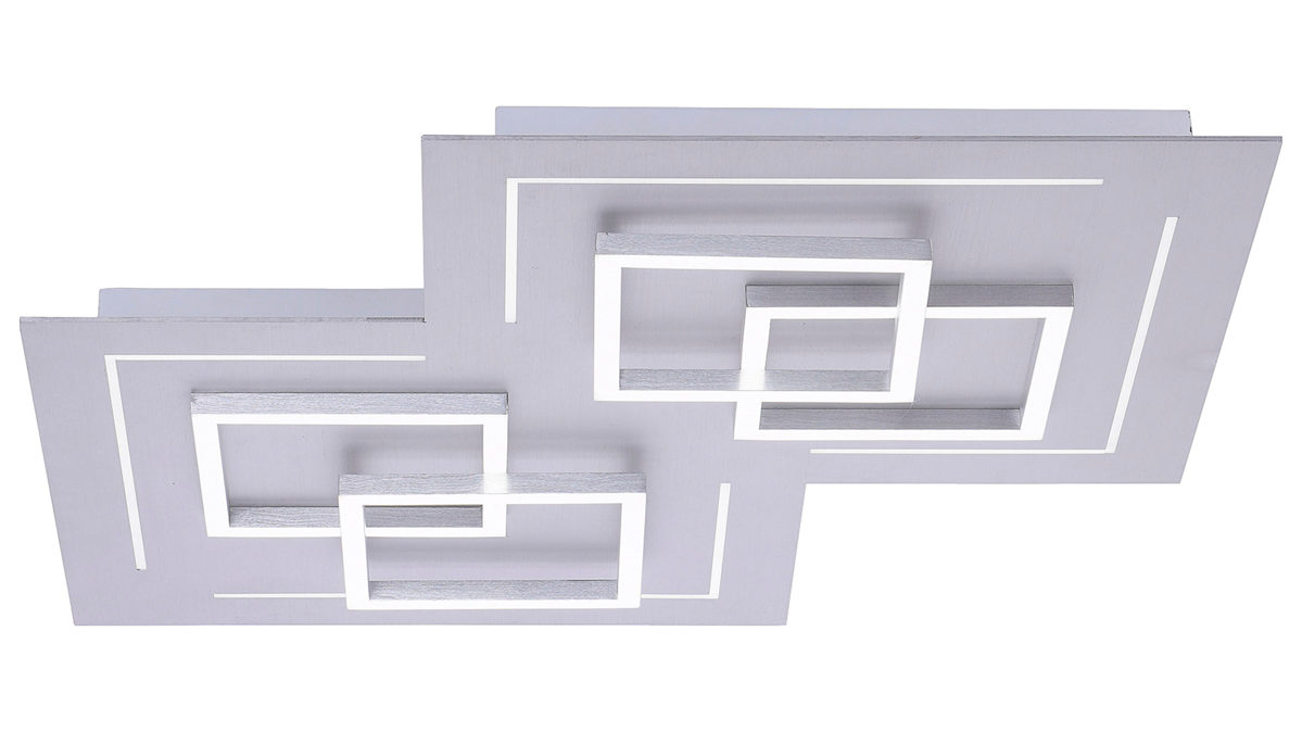 Deckenleuchte Paul neuhaus aus Metall in Metallfarben Paul Neuhaus Deckenleuchte Q®-LINEA Aluminium & Acryl – Länge ca. 85 cm