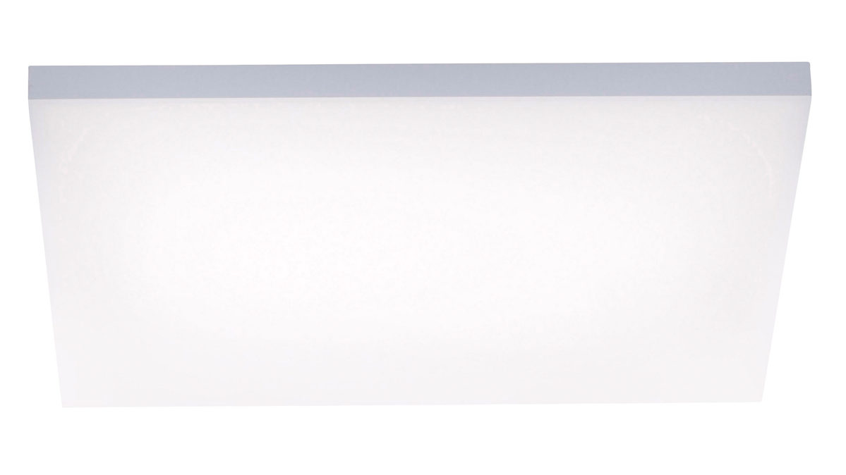 Deckenleuchte Paul neuhaus aus Kunststoff in Weiß Paul Neuhaus Q®-FRAMELESS - ultraflache Deckenlampe mattweißer Kunststoff – ca. 45 x 45 cm