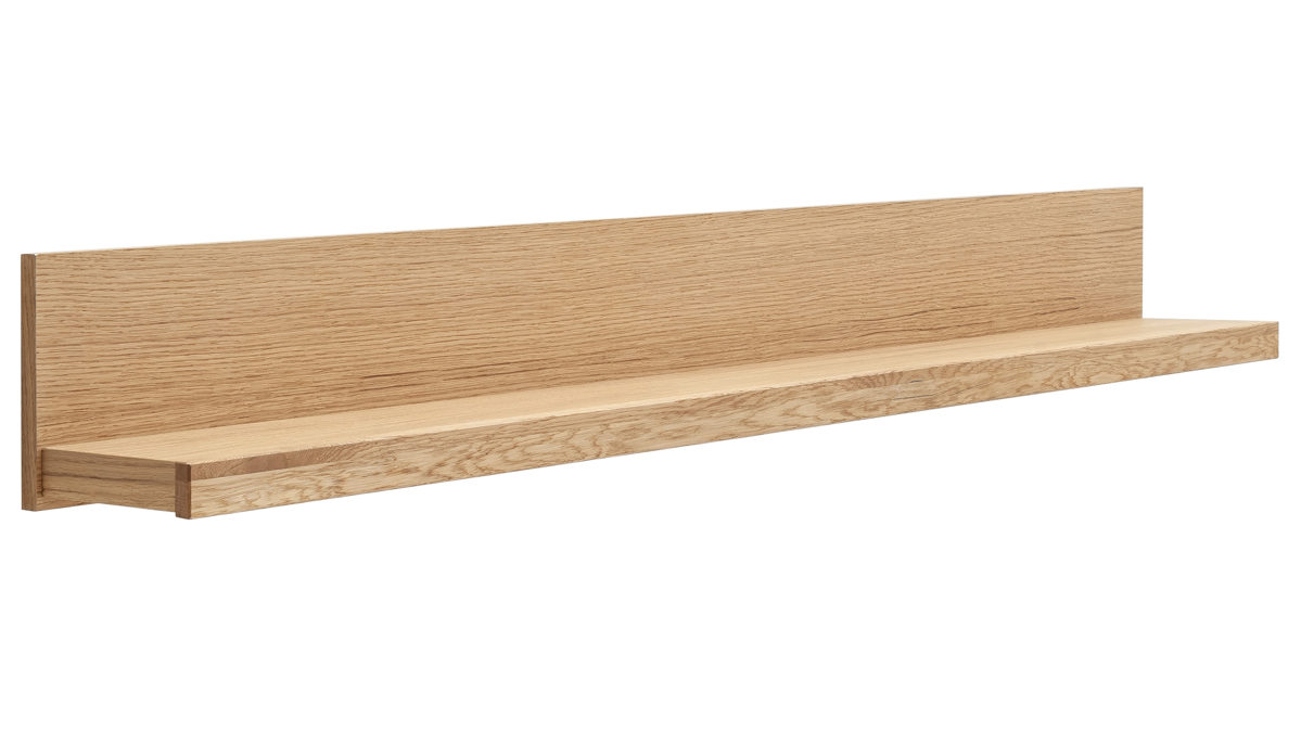 Wandregal Mca direkt aus Holz in Holzfarben Wohnprogramm Silias - Wandboard Wildeiche - ca. 155 x 21 cm