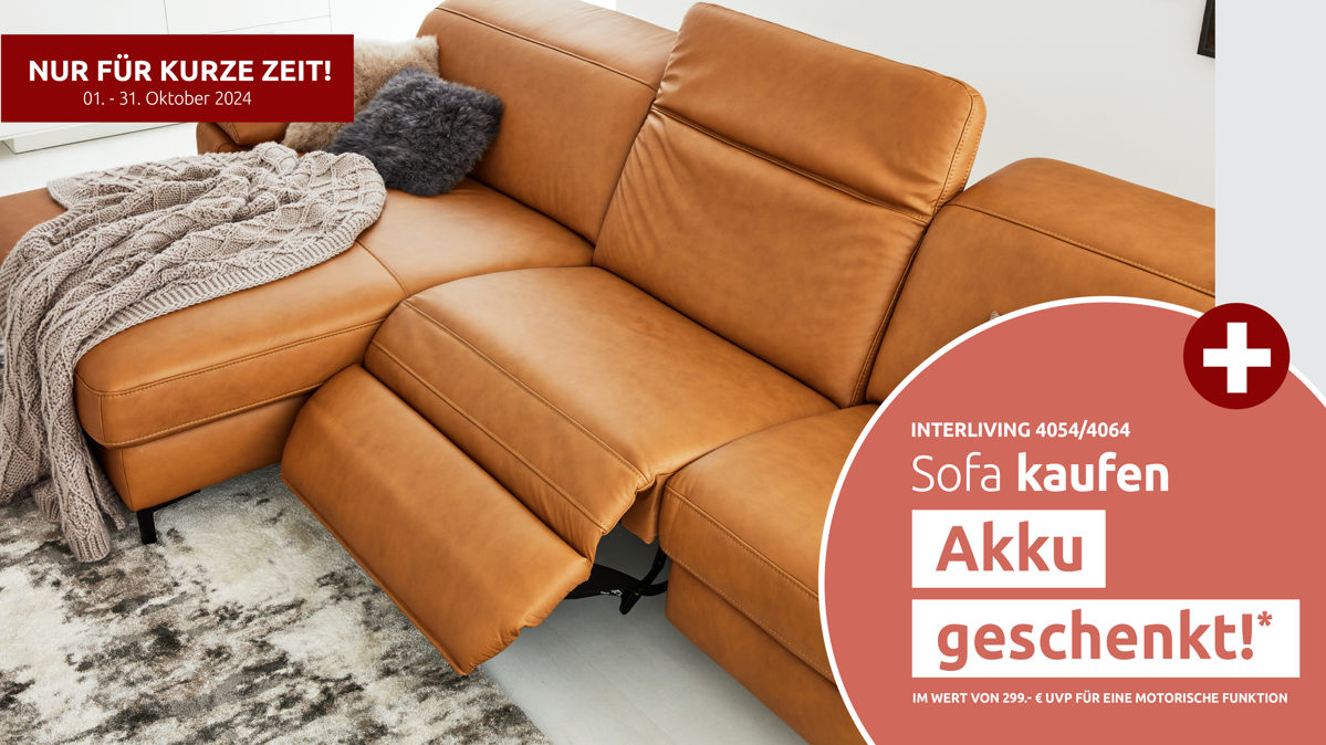 Funktion Interliving aus Metall in Transparent Interliving Sofa Serie 4054 – WallAway-Funktion WA2 Funktions-Mehrpreis – zwei Motoren