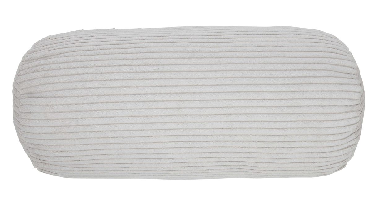 Einzelkissen Roomio® aus Stoff in Beige Roomio® Nackenrolle No. 9403 beiger  Breitcord - ca. 50 x 22 cm