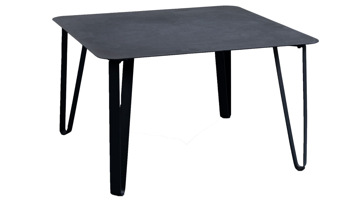 Couchtisch M2 kollektion aus Metall in Schwarz Couchtisch Emma 3 Schwarz – ca. 75 x 45 cm