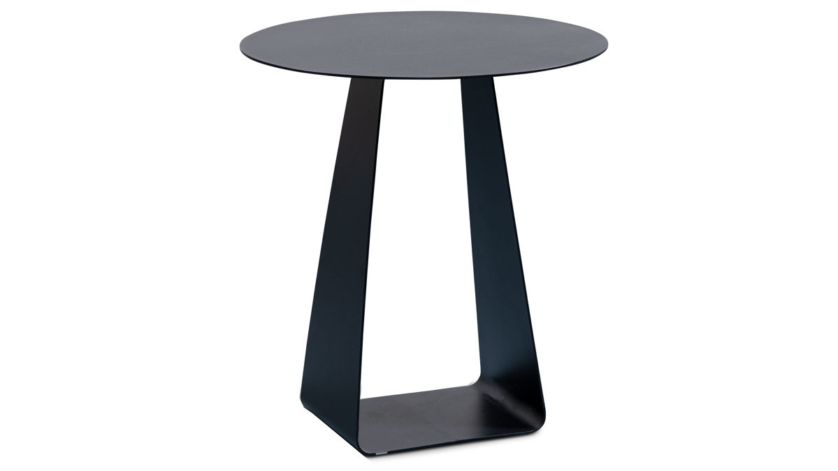 Couchtisch M2 kollektion aus Metall in Schwarz Beistelltisch Freddy 3 Schwarz - ca. 45 x 50 cm