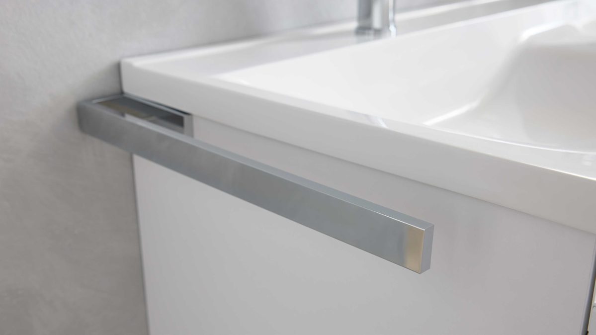 Handtuchhalter Interliving aus Metall in Chrom Interliving Bad Serie 3702 - Handtuchhalter 7793 Chrom