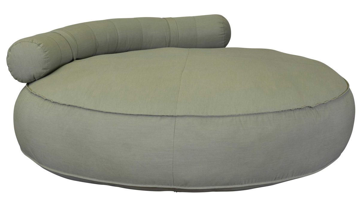 Sitzsack L.c. wholesaler aus Stoff in Hellgrün Gartenmöbel Serie Loma - Daybed hellgrüner Bezug Solution Dyed - Durchmesser ca. 181 cm