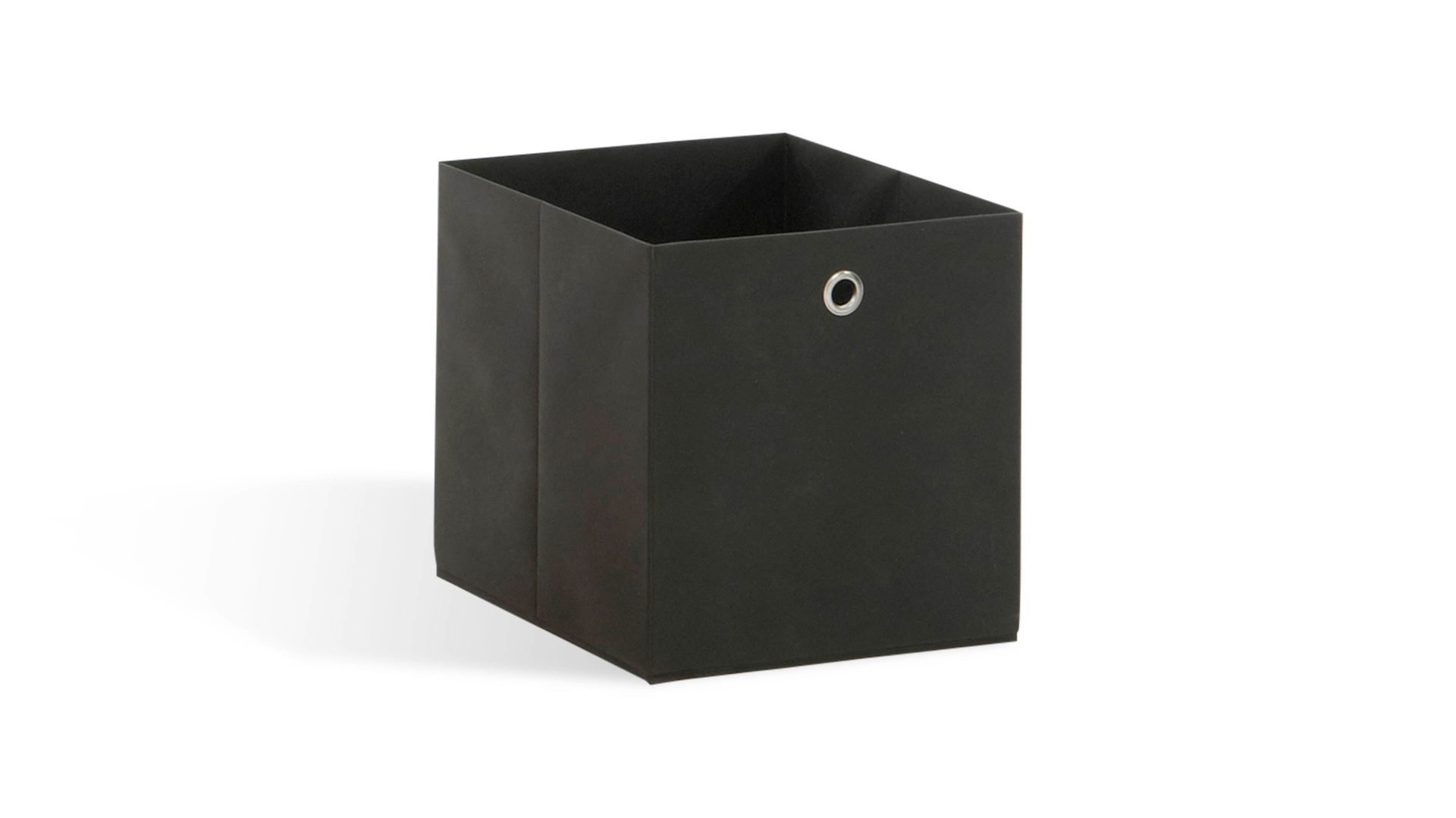 Faltbox Fmd furniture aus Stoff in Grau Faltbox anthrazitfarbenes, verstärktes Vlies - ca. 32 x 32 cm