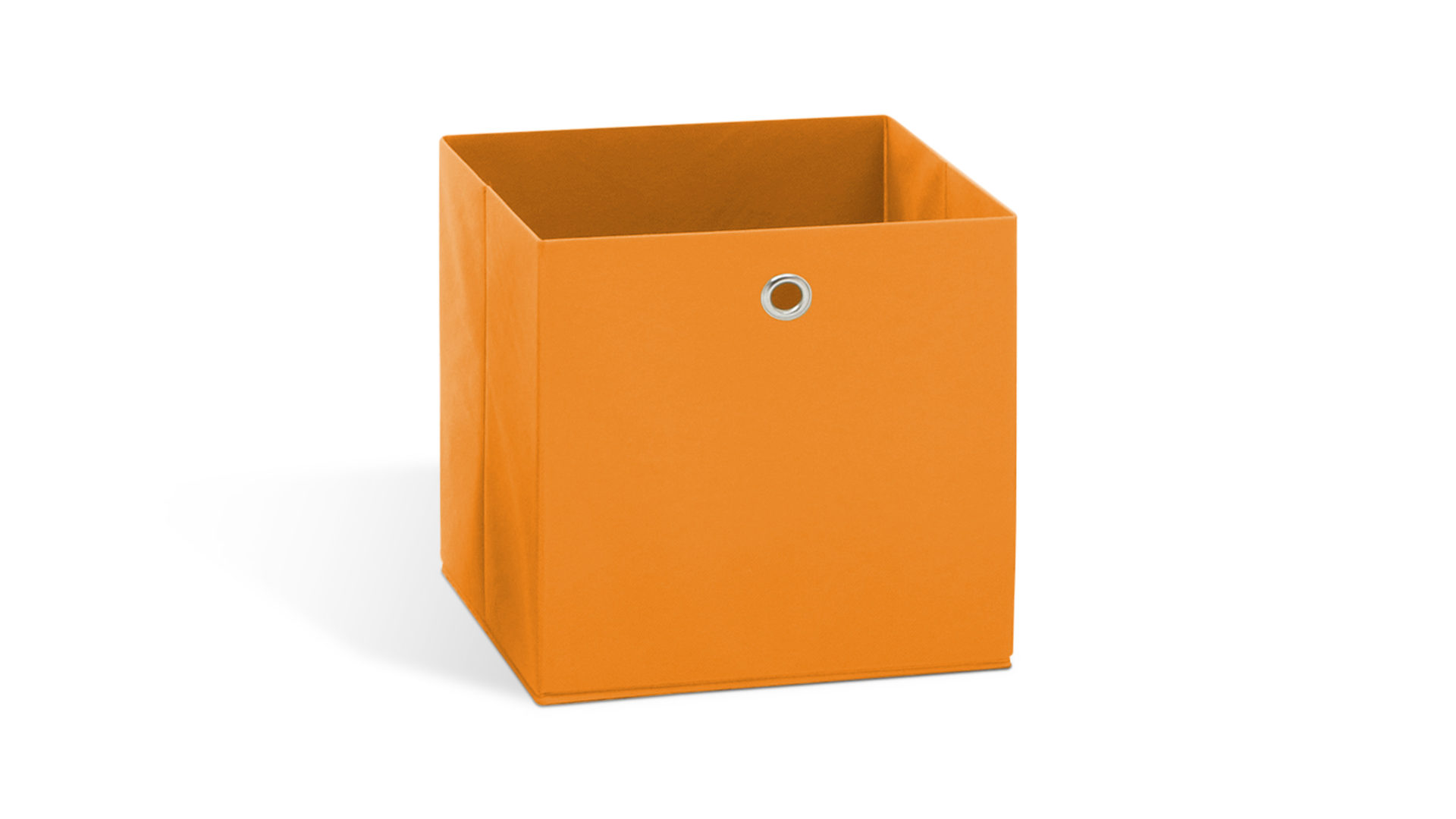 Faltbox Fmd furniture aus Stoff in Orange Faltbox orangefarbenes, verstärktes Vlies - ca. 32 x 32 cm