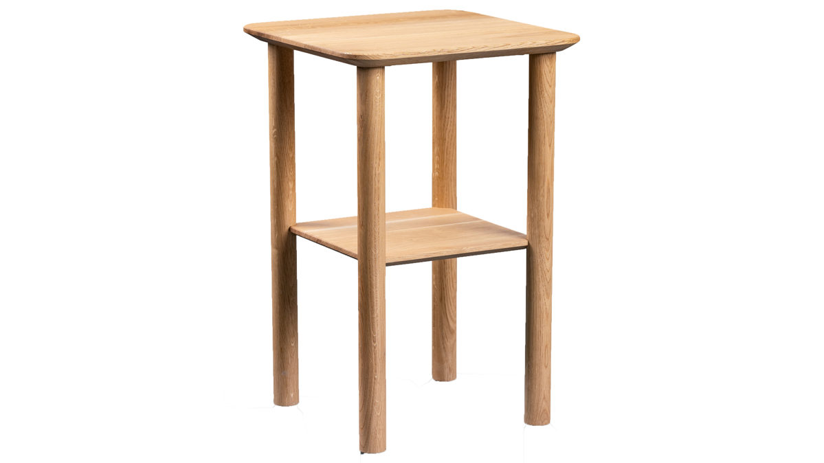 Beistelltisch M2 kollektion aus Holz in Holzfarben Beistelltisch Dill 1 Wildeiche - ca. 40 x 40 cm