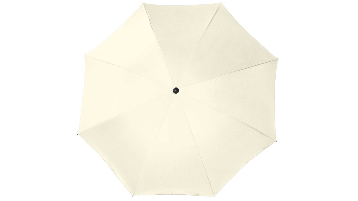 Sonnenschirm Doppler® aus Kunstfaser in Beige doppler® Sonnenschirm Malibu naturfarbene Bespannung – Durchmesser ca. 180 cm