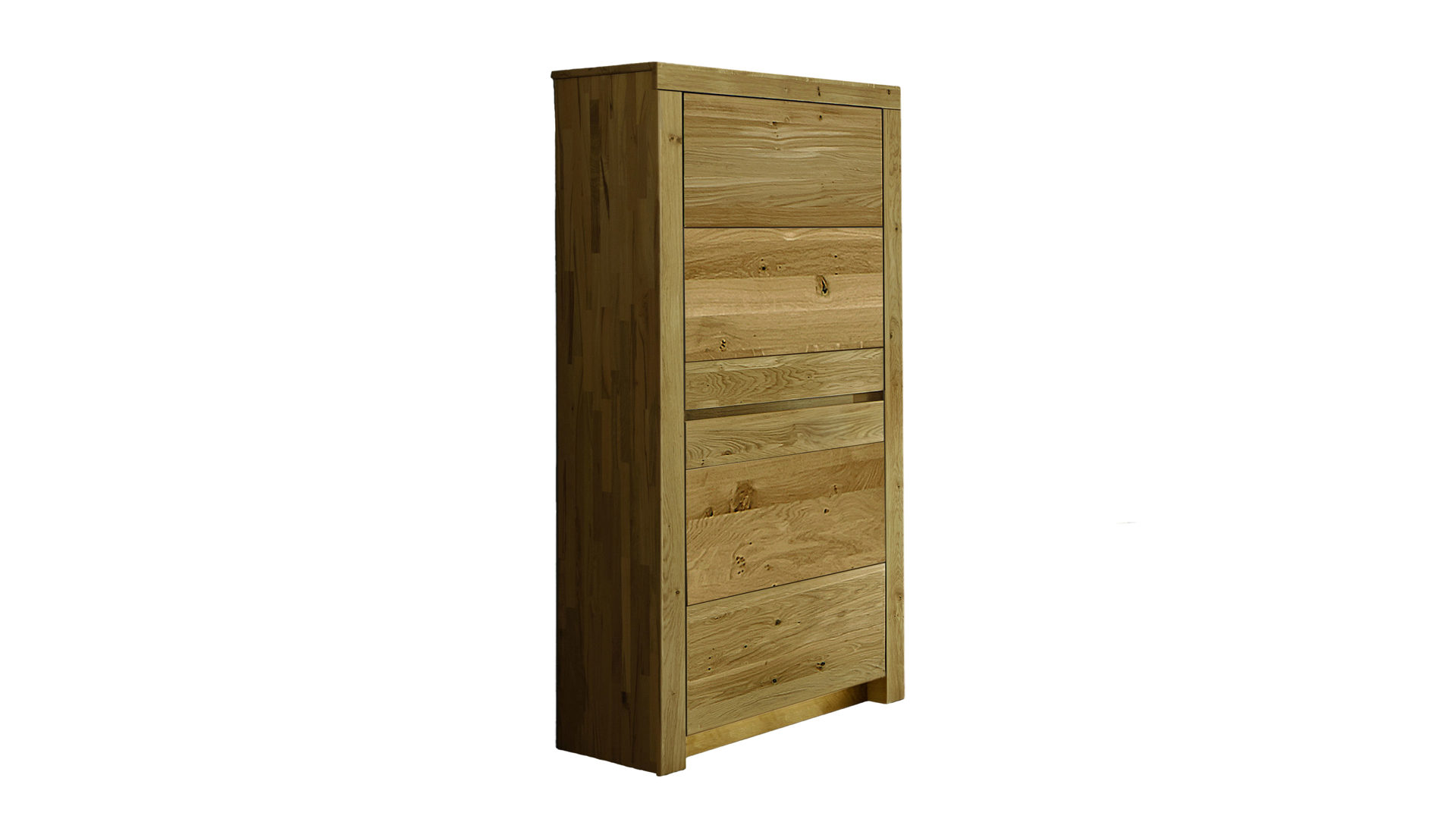 Highboard Wöstmann markenmöbel aus Holz in Holzfarben WÖSTMANN Wohnprogramm Soleo 3000 - Highboard mit zwei Holztüren - Wohnzimmerschrank Wildeiche - zwei Türen, Breite ca. 72 cm