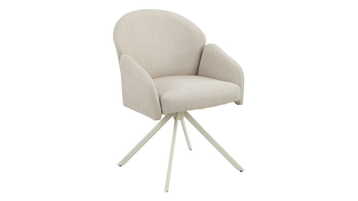 Polsterstuhl Hela aus Stoff in Beige Polsterstuhl Holly S Beige-Creme Bjorn 31-36 & Beige