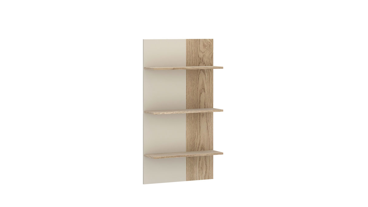 Paneel Wojcik aus Holz in Beige Paneel Meolo Cashmere & Cremona Eiche Torro - ca. 60 x 114 cm