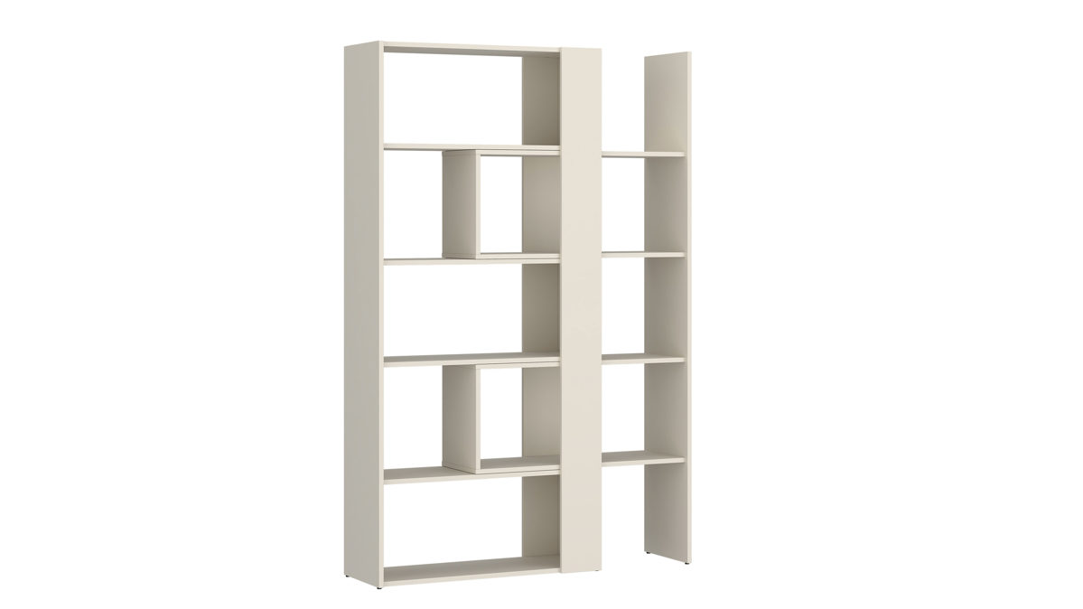 Regal Wojcik aus Holz in Beige Regal Motus Cashmere - ca. 82-146 x 180 cm