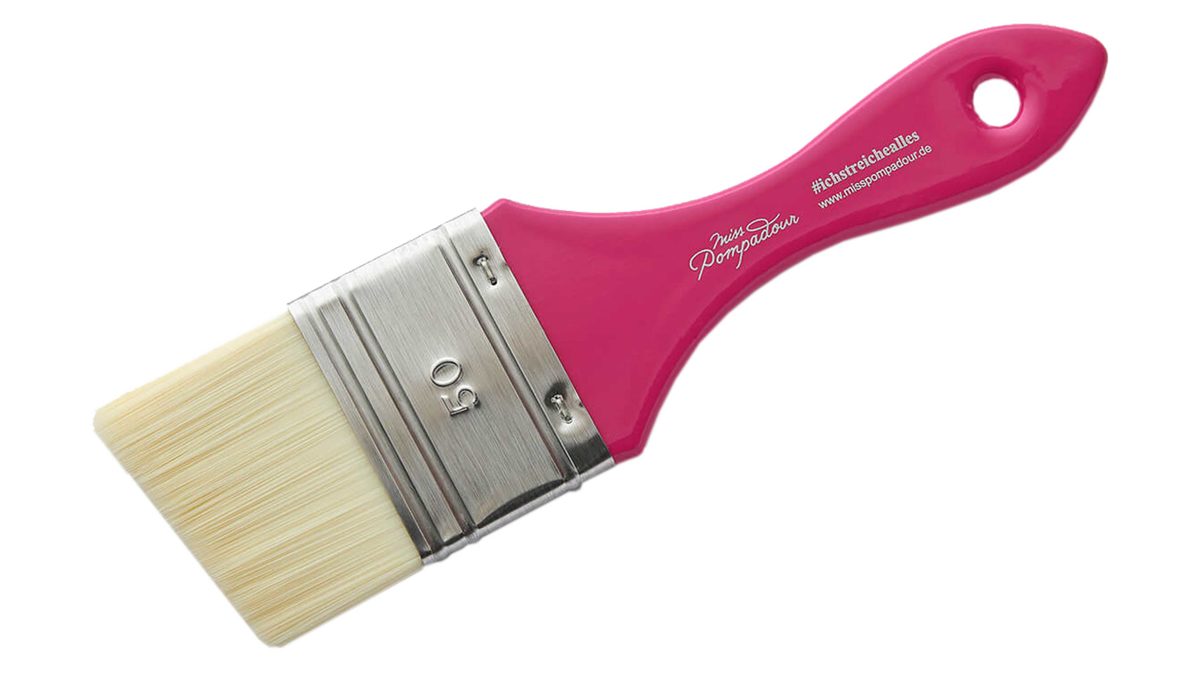 Pinsel MissPompadour aus Farben und Lacke in Pink MissPompadour Zum Streichen - Streichpinsel Breite ca. 50 mm