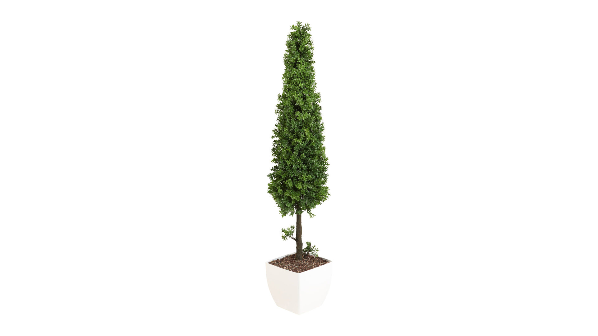 Pflanze Gasper aus Kunststoff in Grün Buchsbaumpyramide künstliche Buchsbaumblätter - ca. 90 cm hoch