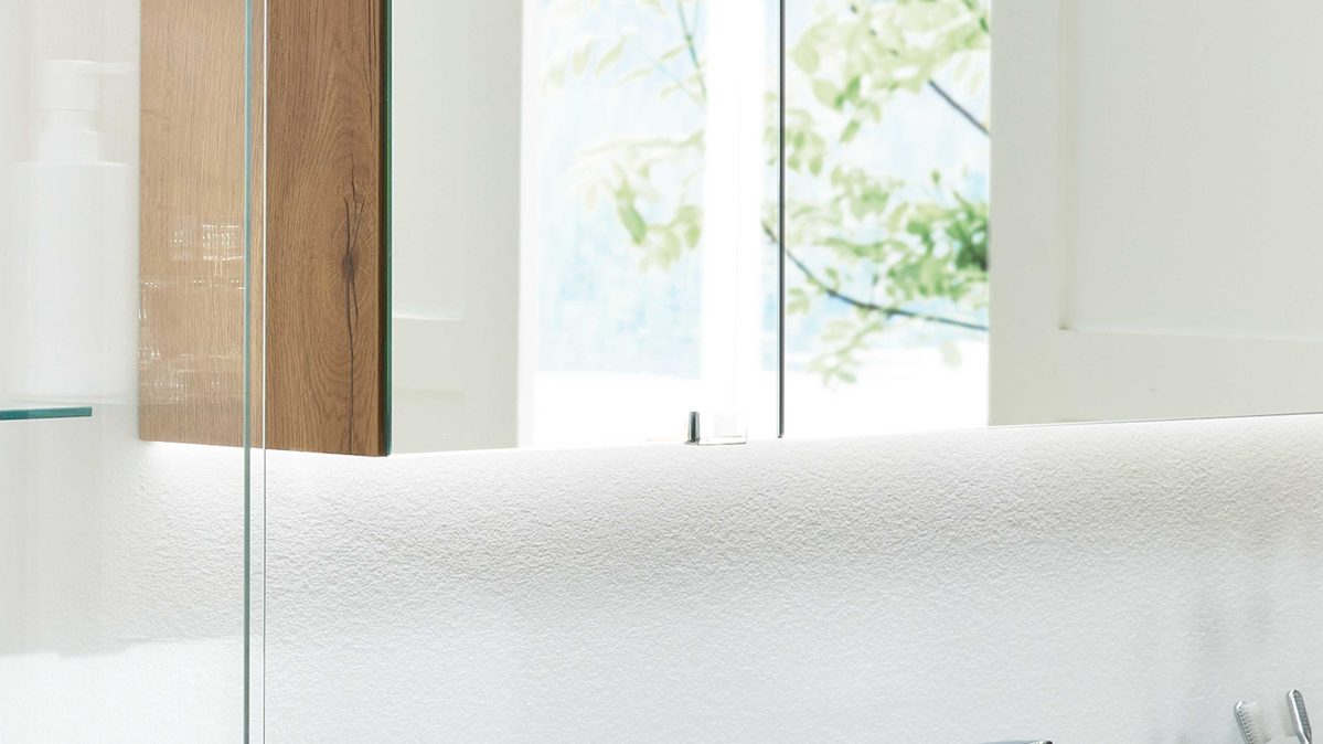 Möbelbeleuchtung Interliving aus Kunststoff in Weiß Interliving Bad Serie 7405 - Nischenbeleuchtung Länge ca. 120 cm