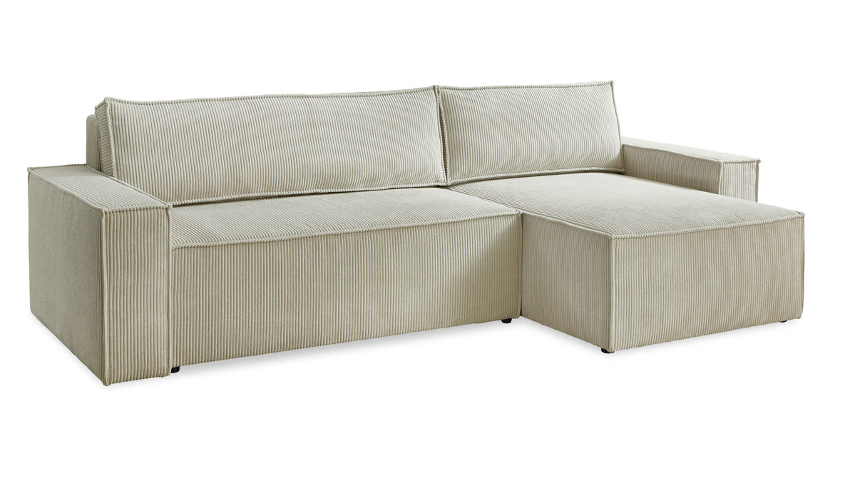 Ecksofa Sun garden | 162719 aus Stoff in Beige Funktions-Ecksofa Wolgast naturfarbener Bezug - Stellfläche ca. 266 x 150 cm