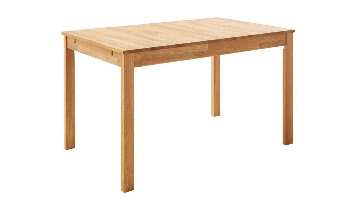 Auszugtisch Mca direkt aus Holz in Holzfarben Auszugtisch Basco Wildeiche - ca. 125 - 165 x 80 cm