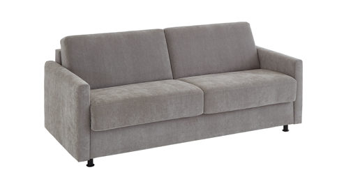 Schlafsofa Bali aus Stoff in Grau Schlafsofa Verona mit Faltbettfunktion grauer Bezug 3402 - Liegefläche ca. 160 x 200 cm