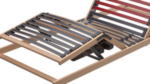 Lattenrost Interliving aus Holz in Holzfarben Interliving Lattenrost Serie 1951 mit Funksteuerung motorisch mit Funk-Fernbedienung – Liegefläche ca. 90 x 200 cm