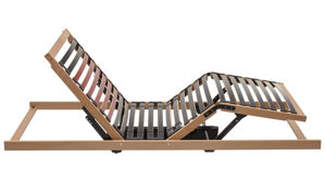 Lattenrost Interliving aus Holz in Holzfarben Interliving Lattenrost Serie 1951 mit Funksteuerung motorisch mit Funk-Fernbedienung – Liegefläche ca. 90 x 200 cm