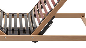 Lattenrost Interliving aus Holz in Holzfarben Interliving Lattenrost Serie 1951 mit Funksteuerung motorisch mit Funk-Fernbedienung – Liegefläche ca. 90 x 200 cm