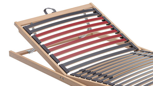 Lattenrost Interliving aus Holz in Holzfarben Interliving Lattenrost Serie 1951 - V6150 manuelle Kopf- und Fußteilverstellung – Liegefläche ca. 90 x 200 cm