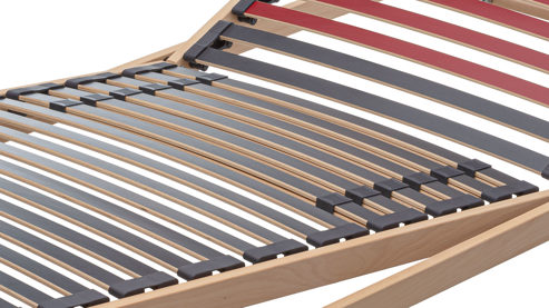 Lattenrost Interliving aus Holz in Holzfarben Interliving Lattenrost Serie 1951 mit manuellen Funktionen manuelle Kopf- und Fußteilverstellung – Liegefläche ca. 90 x 200 cm
