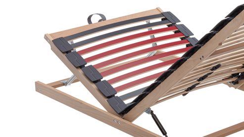Lattenrost Interliving aus Holz in Holzfarben Interliving Lattenrost Serie1952 mit Hebehilfe manuell mit Hebehilfe – Liegefläche ca. 90 x 200 cm