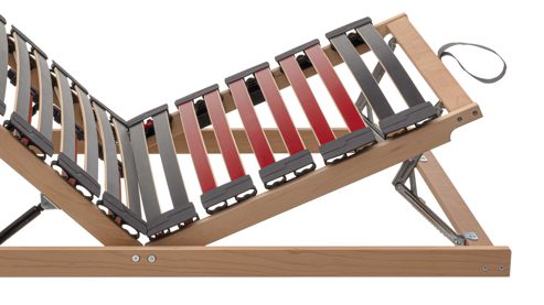 Lattenrost Interliving aus Holz in Holzfarben Interliving Lattenrost Serie1952 manuell mit Hebehilfe – Liegefläche ca. 90 x 200 cm