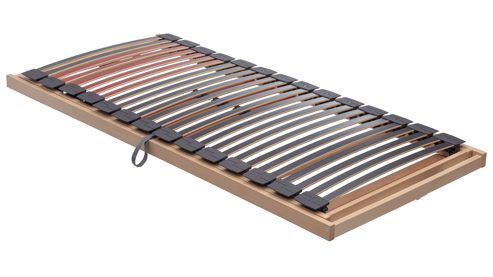 Lattenrost Interliving aus Holz in Holzfarben Interliving Lattenrost Serie 1952 - V6257 links mit Hebehilfe – Liegefläche ca. 90 x 200 cm