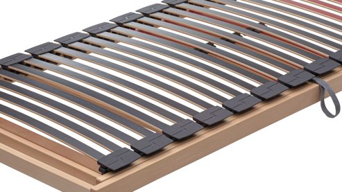 Lattenrost Interliving aus Holz in Holzfarben Interliving Lattenrost Serie 1952 - V6258 rechts mit Hebehilfe – Liegefläche ca. 90 x 200 cm