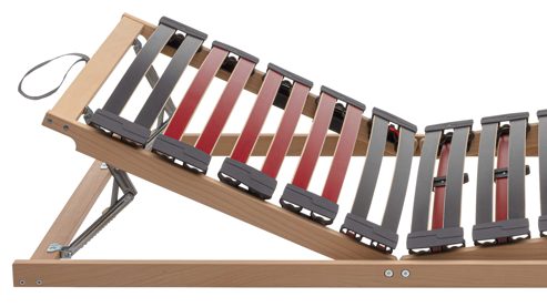 Lattenrost Interliving aus Holz in Holzfarben Interliving Lattenrost Serie 1952 mit manueller Kopf- und Fußteilverstellung manuell – Liegefläche ca. 90 x 200 cm