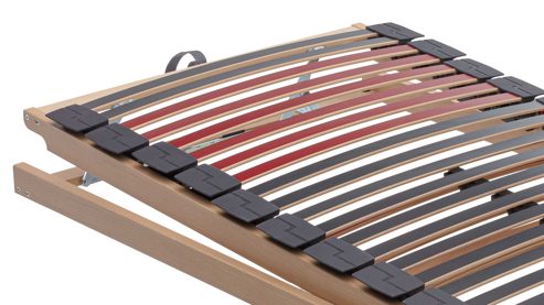 Lattenrost Interliving aus Holz in Holzfarben Interliving Lattenrost Serie 1952 manuelle Verstellung mit Refluxfunktion Reflux-Verstellung – Liegefläche ca. 90 x 200 cm