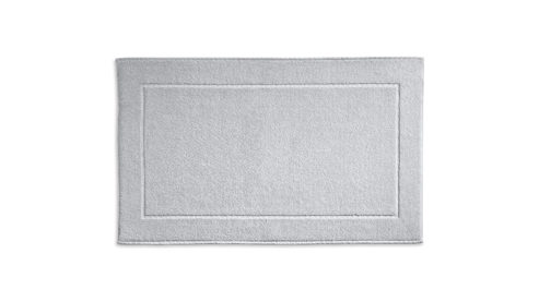 Badematte / Badeteppich Kela | keck & lang aus Naturfaser in Hellgrau Handtuchserie Ladessa - Badematte felsgraue Baumwolle - ca. 60 x 100 cm