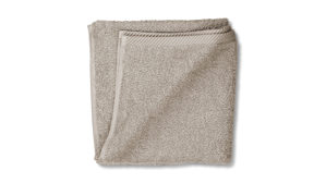 Handtuch Kela | keck & lang aus Naturfaser in Grau Handtuchserie Ladessa - Handtuch silbergraue Baumwolle - ca. 50 x 100 cm