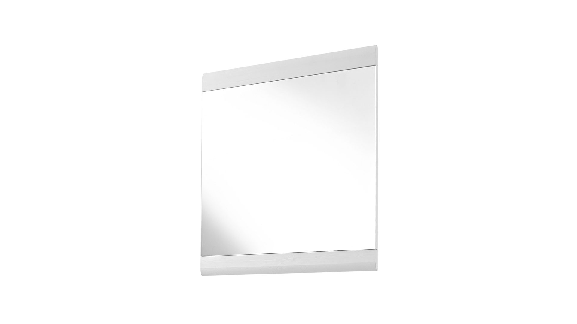 Wandspiegel Innostyle aus Spiegel in Weiß Garderobenspiegel bzw. Wandspiegel weiße Kunststoffoberflächen – ca. 84 x 86 cm