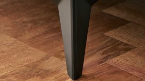 Funktionshocker modulmaster aus Stoff in Blau Modulmaster Serie MM-MP1206 - XXL-Funktionshocker stahlfarbenes Flachgewebe Cyber & schwarze Metallfüße – ca. 129 x 64 cm