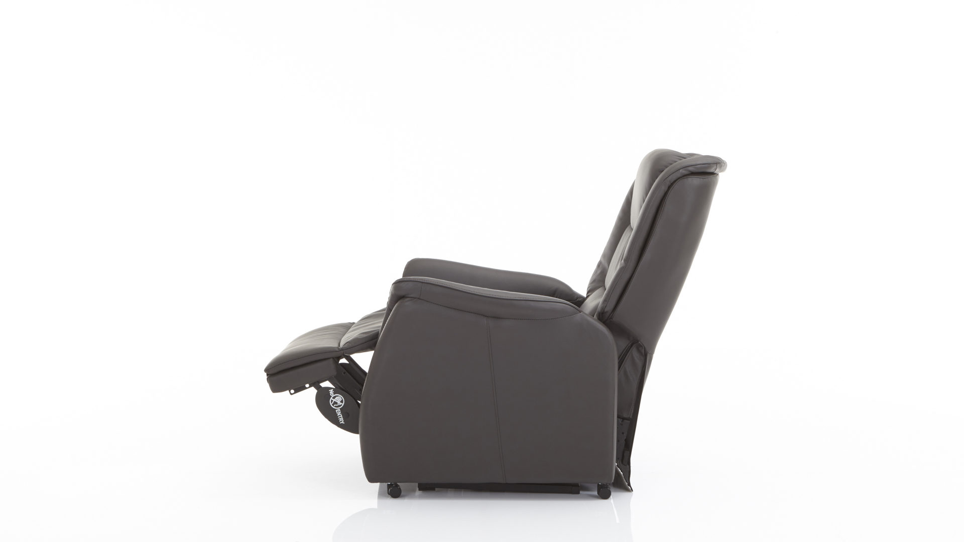 Fernsehsessel Duo collection aus Kunstleder Leder in Braun TV-Sessel, ein Polstermöbel mit Federkern schokobraunes Leder & Kunstleder