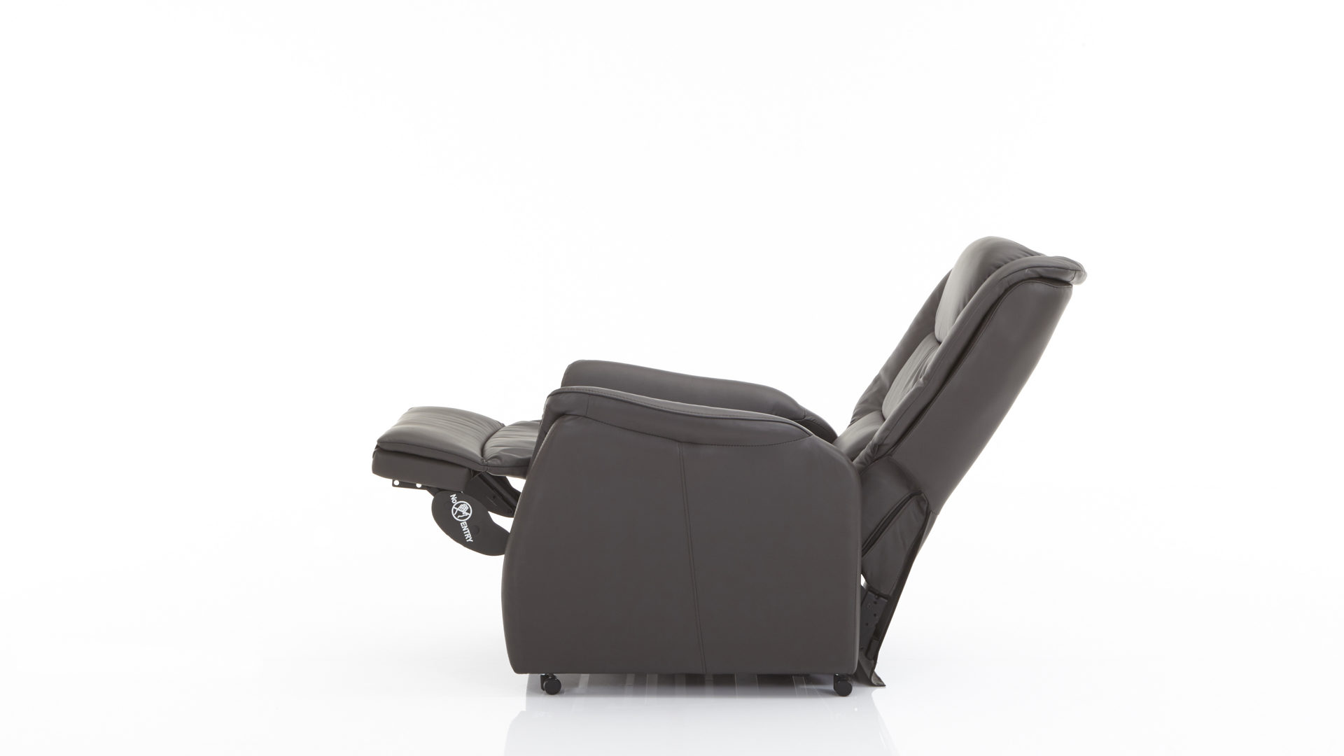 Fernsehsessel Duo collection aus Kunstleder Leder in Braun TV-Sessel, ein Polstermöbel mit Federkern schokobraunes Leder & Kunstleder