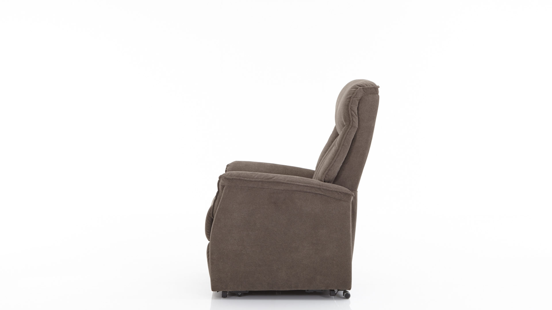 Fernsehsessel Duo collection aus Stoff in Braun TV-Sessel, ein Polstermöbel mit Federkern dunkelbrauner Stoffbezug Bari