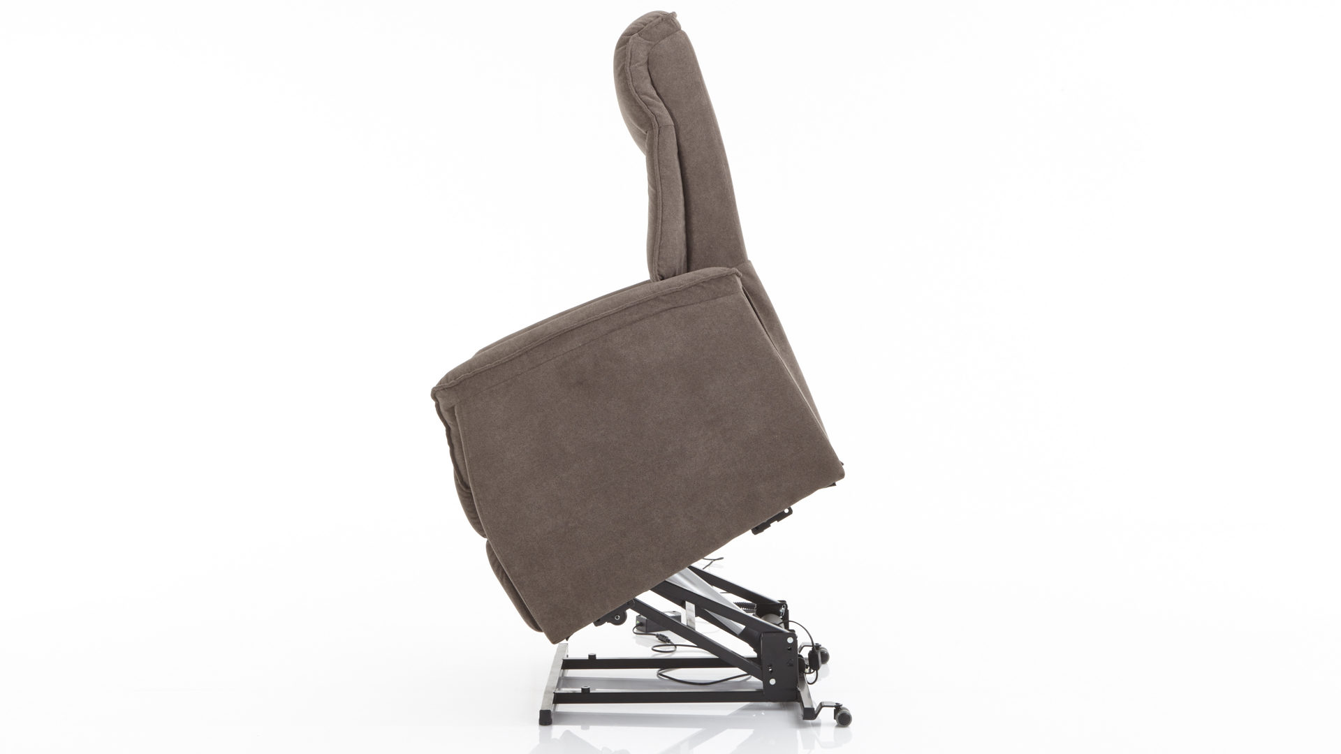 Fernsehsessel Duo collection aus Stoff in Braun TV-Sessel, ein Polstermöbel mit Federkern dunkelbrauner Stoffbezug Bari