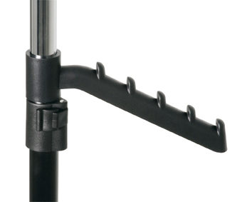 Rollgarderobe Haku aus Metall in Metallfarben Rollgarderobe verchromter Stahl – Breite ca. 81 cm