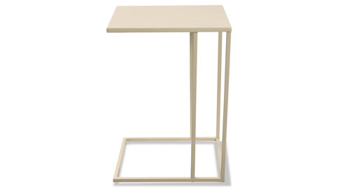 Beistelltisch M2 kollektion aus Metall in Creme Beistelltisch Timur 1 Cremeweiß – ca. 38 x 43 cm