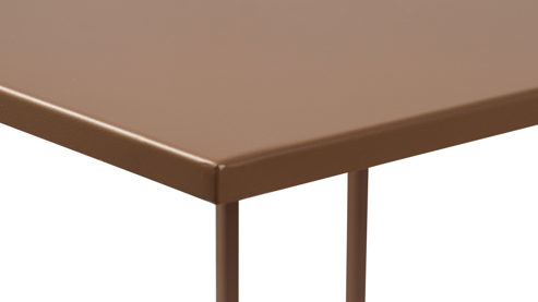 Beistelltisch M2 kollektion aus Metall in Braun Beistelltisch Timur 1 Mocca – ca. 38 x 43 cm