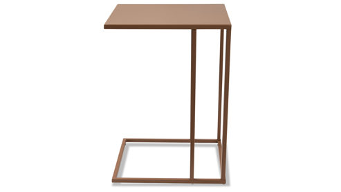 Beistelltisch M2 kollektion aus Metall in Braun Beistelltisch Timur 1 Mocca – ca. 38 x 43 cm