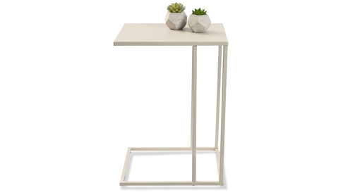 Beistelltisch M2 kollektion aus Metall in Beige Beistelltisch Timur 1 Beige – ca. 38 x 43 cm