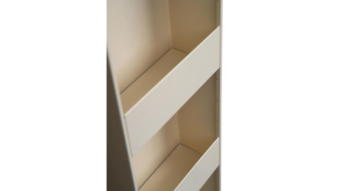 Schuhschrank M2 kollektion aus Metall in Creme Schuhschrank Barney Cremeweiß - ca. 47 x 150  cm